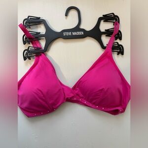 Steve Madden Pink Bikini top